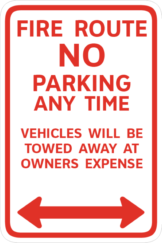 Parking and Regulation Signs 12x18